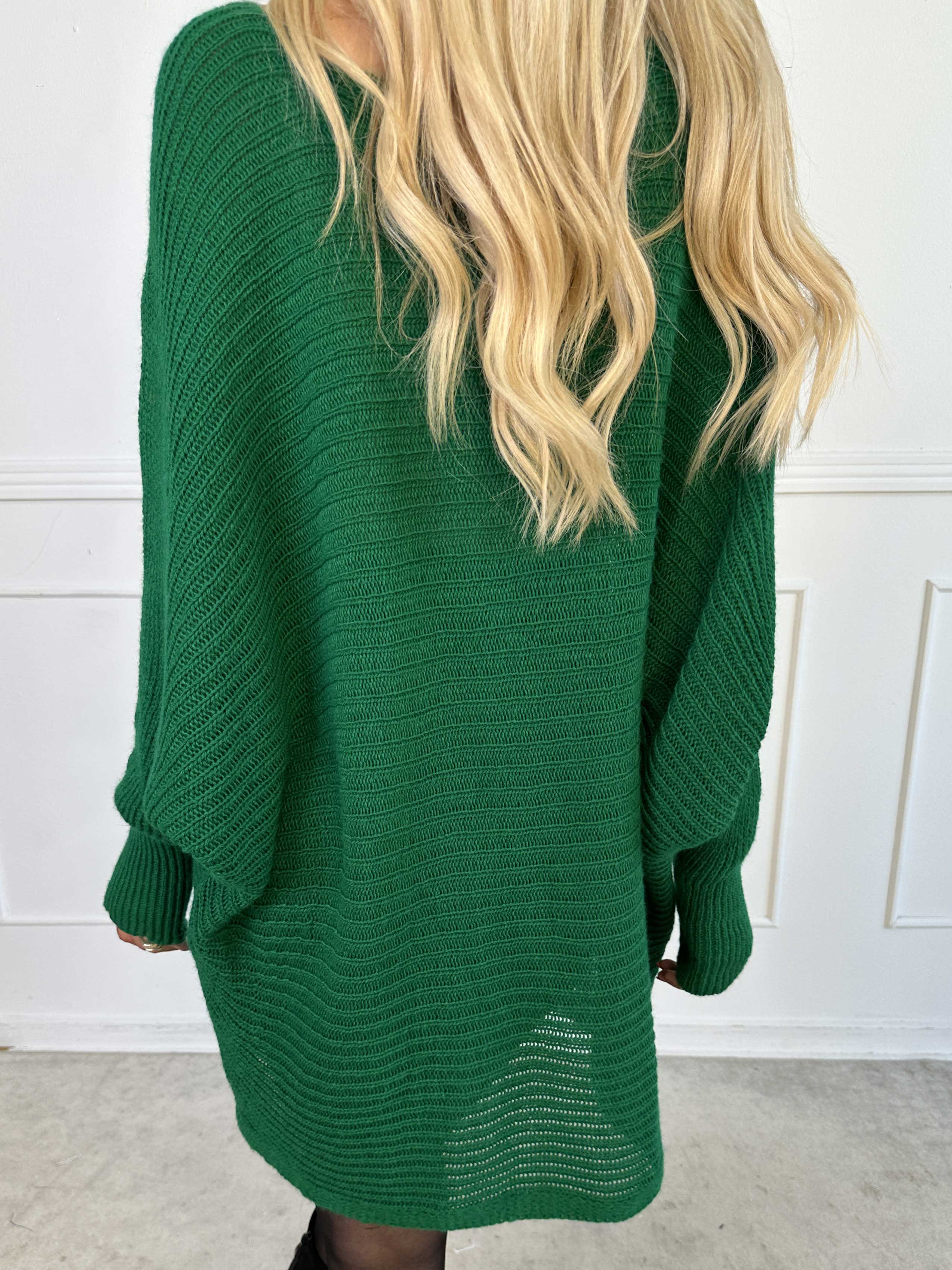 Gabbi - Oversized strik med flagermusærmer